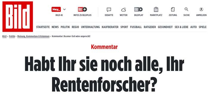 Boomer-Soli Kommentar in Bild