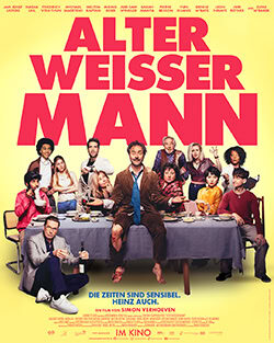 Filmplakat alter weißer mann