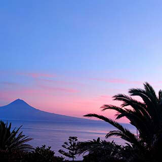 Azoren Blick auf den Pico