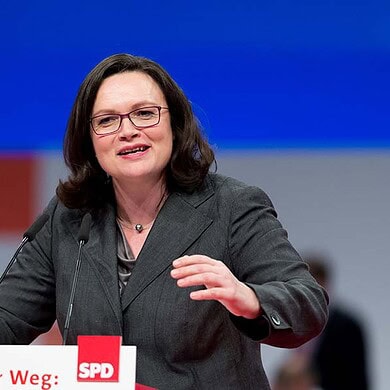 Andrea Nahles, ehemalige Arbeitsministerin, SPD