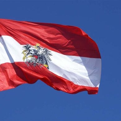 Österreichs Flagge