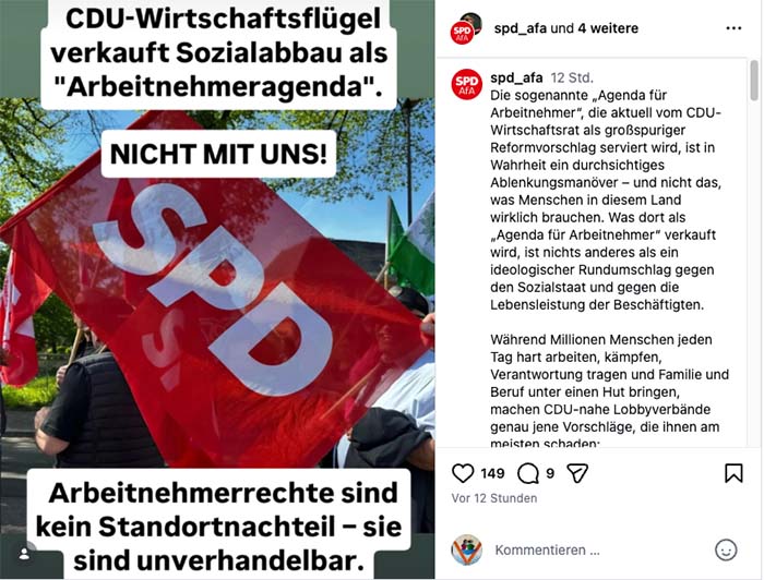 Antwort der SPD